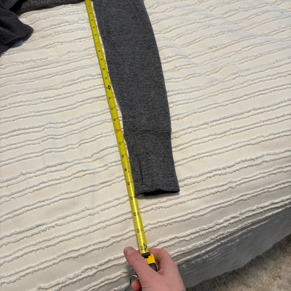 Athleta Gray Open Front Cardigan - Picture 8 of 9